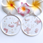 ピンクの紫陽花のコースター