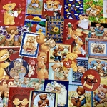 (再販×19)🧸テディベアの紙ものセットM🧸＊コラージュ素材＊ジャンクジャーナル