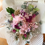 ♪花束♪ カーネーション 薔薇 プリザーブドフラワー ドライフラワー ブーケ
