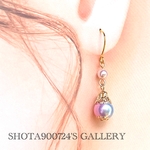 ［再販］グラデーションパールのプリンセスピアス/イヤリング