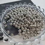 【１０ｇ(150個以上)】no202 メタルボール 5mm CCB プラスチック シルバー ラウンド ビーズ