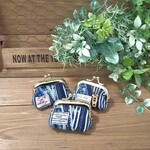 046-【小】デニムパッチワークがま口