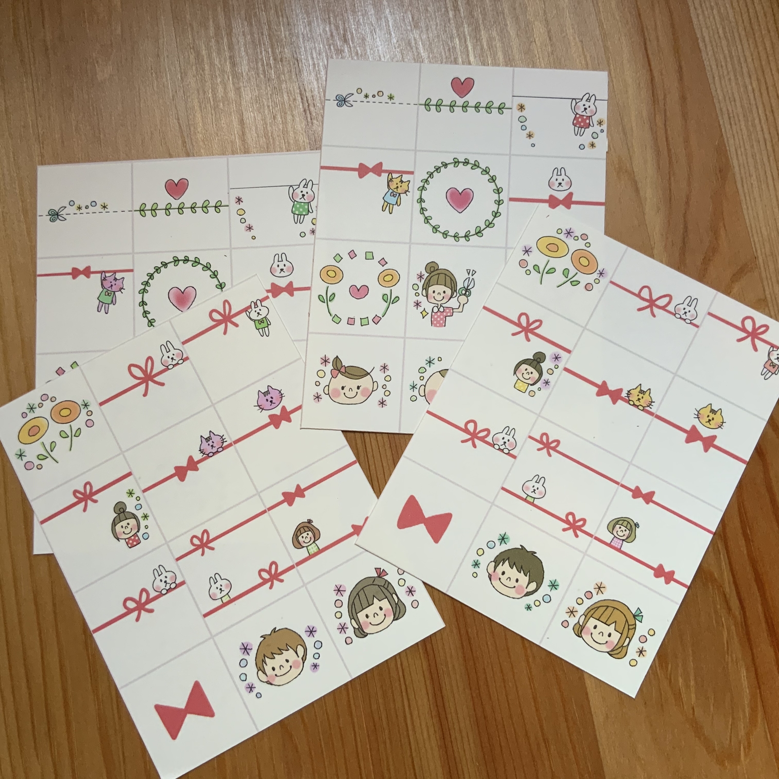 thank youシール②♡手描き フレークシール ごほうびシール - mine