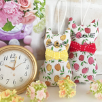 ☆New~ほのぼの♡親子にゃんこのラベンダーサシェ♡チューリップ