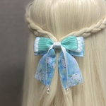 雪柳のバレッタ