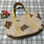 丸底ハンドバッグ❁︎くまベージュ