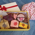 【送料無料】☆ギフトセット☆（おすすめ石鹸5個＆みずたまのあずま袋)