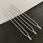 3本　真鍮　K23-S シルバー  Y型かんざしパーツ U字かんざし棒  