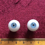 グラスアイ(青)約15ミリ