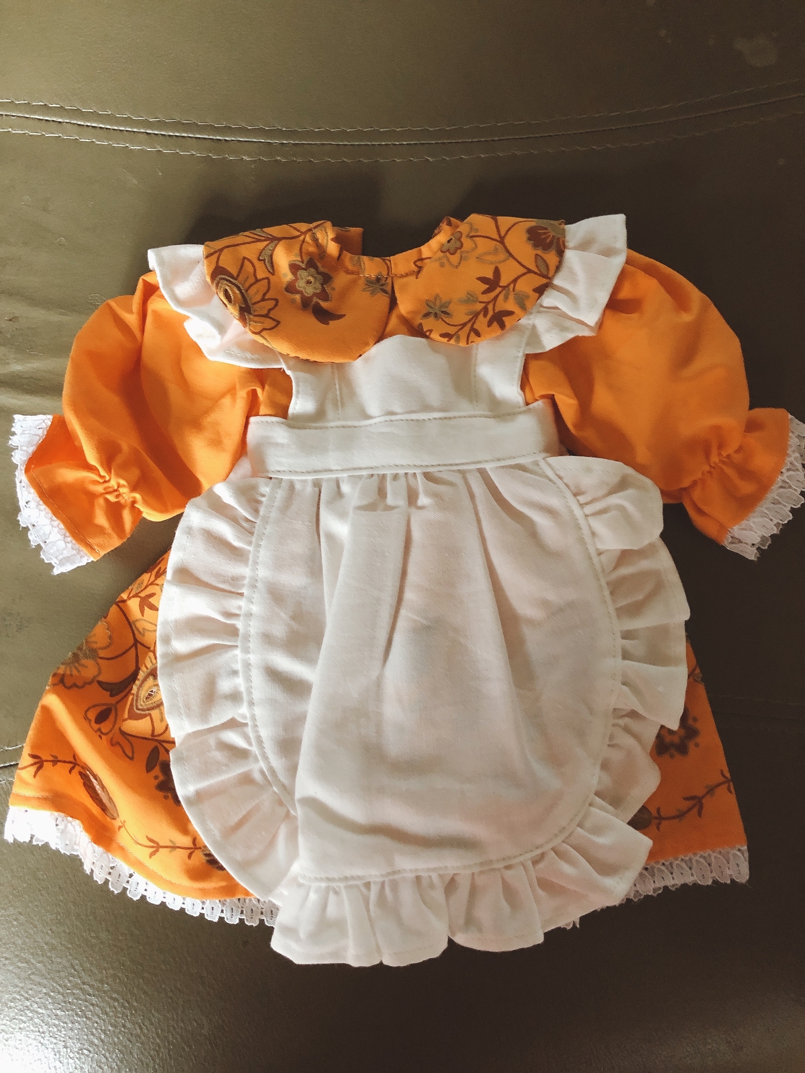 値下げビスクドールオレンジメイド服 NEW]《JamsCollection着用》コスプレ リリパレ アイドルチェックメイド