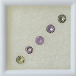 5pct 計0.6ct ファンシーカラーサファイア　マルチカラーセット