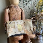 ハラコの本革でハンドメイドした長財布/大きな財布/LV-harako-cam