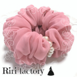 【✨ 🎄 100円引き💕】さらにもこもこ✨ふわもこ❣シフォンシュシュ❤(いちご🍓)