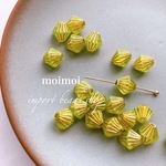 〈10個*No.B1312〉 import アンティークダイヤ/クリアライム