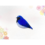 オオルリ（プラ板野鳥マグネットorピンバッチ）
