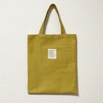 ★SALE★カラシ　A4縦長トートバッグ