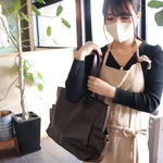 レザー（本革）２点　トート＋長財布　ブラウン