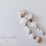 bear × flower マルチクリップ