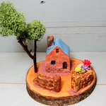 送料込　庭付き一戸建　A HOUSE WITH GARDEN 切株①