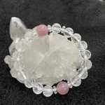 ちぃちゃん様専用★パープルディープローズクォーツ 薔薇水晶ブレスレット