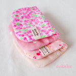 ♧ · ♡ 限定1点  ミモザ and  水彩ドット 少し大きめ８重ガーゼハンカチ２枚セット ♡ · ♧