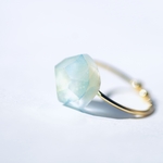 frost glass jewel ring (magic hour) #2