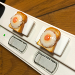 再販＊フェイクフード＊コンセントキャップ＊めだま焼きトースト