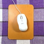 栃木レザーのマウスパッド