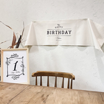 ナチュラル♡ 横長 | バースデータペストリー | 誕生日タペストリー | design.B