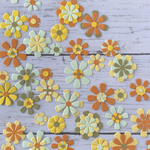 ダイカットクラフトパンチのお花　アルバム＊寄せ書き＊手作りカードに