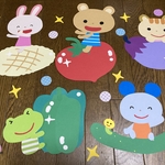 ☆大きな壁面飾り☆夏野菜パクパクムシャムシャ☆幼稚園保育園病院施設
