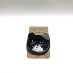 不機嫌ねこの帯留め