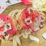 ハートの女王と蝶バレッタ（hair ornaments of butterfly 〜Queen of Heart〜） 