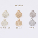 M7514-3  24個  コインチャーム 1カン 8×11mm No.11  3×（8ヶ）