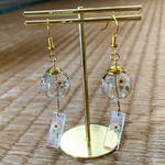 和風ピアス③(ひまわり)