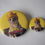 チャリティグッズ★にゃんこ戦隊ツレヅレンジャーバッチセット★いなり隊員