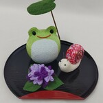 梅雨飾り カエルくんとカタツムリ🐌