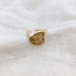 dry flower gold  ring/ドライフラワー  レジン