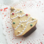 クリスマスツリー クッキーブローチ