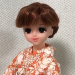ジェニー　浴衣　オレンジ・花柄