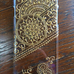 iPhone6スマホケース♡エスニックゴールド