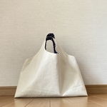 手提げバッグ　生成り