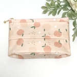 *peach*マチ付きポケットティッシュポーチ