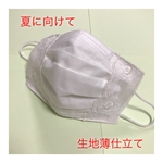 （夏向け）小さめ用の不織布用マスクカバー(B柄）