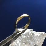 ★真鍮指輪 甲丸 3.5mm1.5mm厚