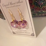 swarovski～ハート型ピアス