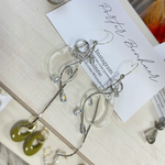 No.98 clear silver pierce