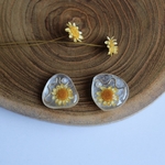 レジンピアス　ノンホールピアス <スターフラワー>