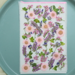 押し花ブプレリュームと小花