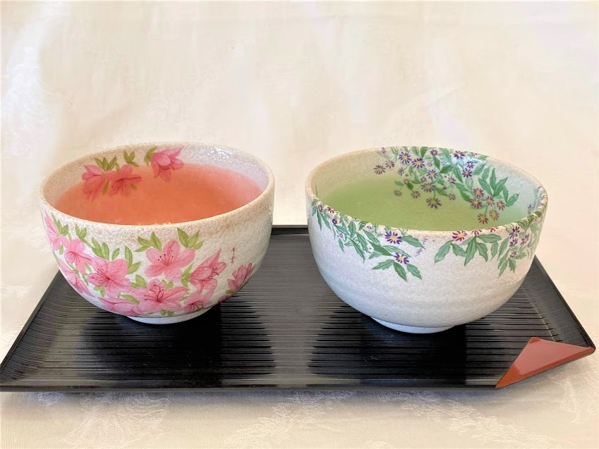 【じじ】抹茶碗２膳おまとめ 敬老の日祝い】雑煮碗 ぜんざい碗 多様丼 抹茶碗 小丼 抹茶茶碗